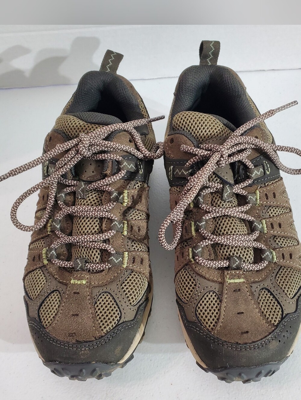 Merrell Womens Brown Mesh & Suede Trail Sneakers Sz 8.5
